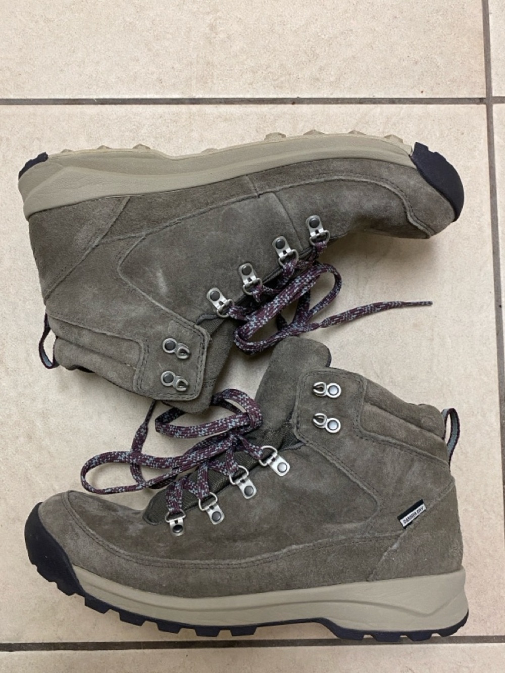 Durable Danner Waterproof suede hiking boots